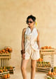 Nariyal Grove Embroidered Shorts - Lea Clothing - Image 1