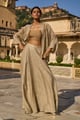 Gold Tissue Shrug Gold color