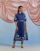 Doe Shirt Dress Blue color