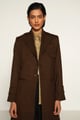 Comforter Overcoat Brown color