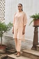 Manmohini Co-Ord Set Peach color