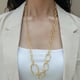 Trunk Long Necklace Gold color