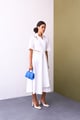 Malena Shirt Dress White color