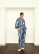 Prussian Longing Shirt Blue/White color