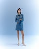 Nyx Denim Dress Blue color