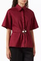 Freta Shirt Wine color