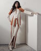 Grooving Glam Pants Rust/Cream color
