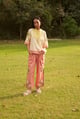 Prime Rose Co-Ord Set Beige color