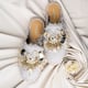 New York Espadrilles Flats Silver color