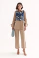 Pandora Co-Ord & Lindy Half Jacket Khakhi/Denim color