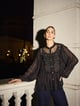 Amara Embroidered Top Black color