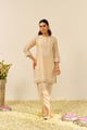Zahra - Short Kurta with Dhoti Beige color