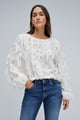 Frill Longsleeve Light Pearl color