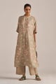 Nomad And Pale Peach Linen Co-Ord Set Nomad/Pale Peach color