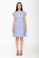Lily of the Valley Dress Blue color