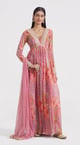 Anarkali with Dupatta Multi Color color