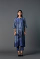 Array Bandhani Indigo Kurta Set Blue color