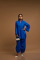Indigo Kurta/Farsi Salwar Set Blue color