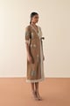 Morocco Dress Walnut/Tan color