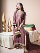 Brown Kaftan Kurta Set Brown color