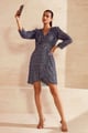 Image of Party Stopper Fur-Sequin Dress