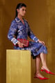 Tasha Dress Blue color