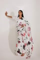 Agnes Saree White color