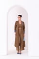 Cabo Co-Ord with Trench Brown color