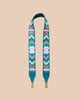 GeoPop Teal Embroidered Handle - (Only Strap) - DESI DRAMA QUEEN - Image 1