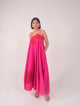 Applique Dress Fuschia color