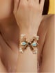 Celia Timeless Handcuff Gold/Blue color