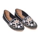 Florence Espadrilles Black/White color