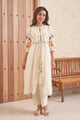 Diti Kurta Set Off White color