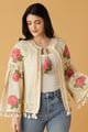 Hydrandgea Embroidered Striking Kimono - BOHO-CHIC - Image 1