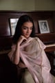 Nur Jahan Ash Pink Sati and Organza Dupatta Ash Pink color