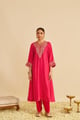 Shezia - Long Salwar with Chauga Pink color