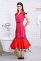 Carmine Midi Dress Pink color