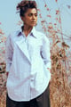 Atelier Cotton Shirt Sky Blue color