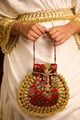 Ishika Maroon (Potli) Maroon color