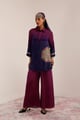 Kaashni Co-Ord Set Indigo/Purple color