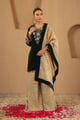 Floral Zari Dupatta Green/Gold color