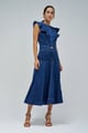 Denim Dress Blue color