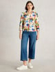 Annie Jersey Shirt IVORY PRINT color