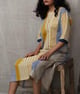 Doppler Hint Mustard Dress