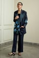 Seren Blazer Set Blue color