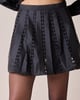 Noir Bubble Skirt Black color