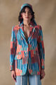 Stripe Blazer Multicolor color