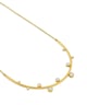 Amour Diamond Wave Necklace Gold color
