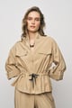 Technical Zip-Front Co-Ord Set, Beige Beige color