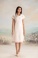 Over Lock Dress White color